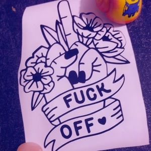 Three Decal Stickers